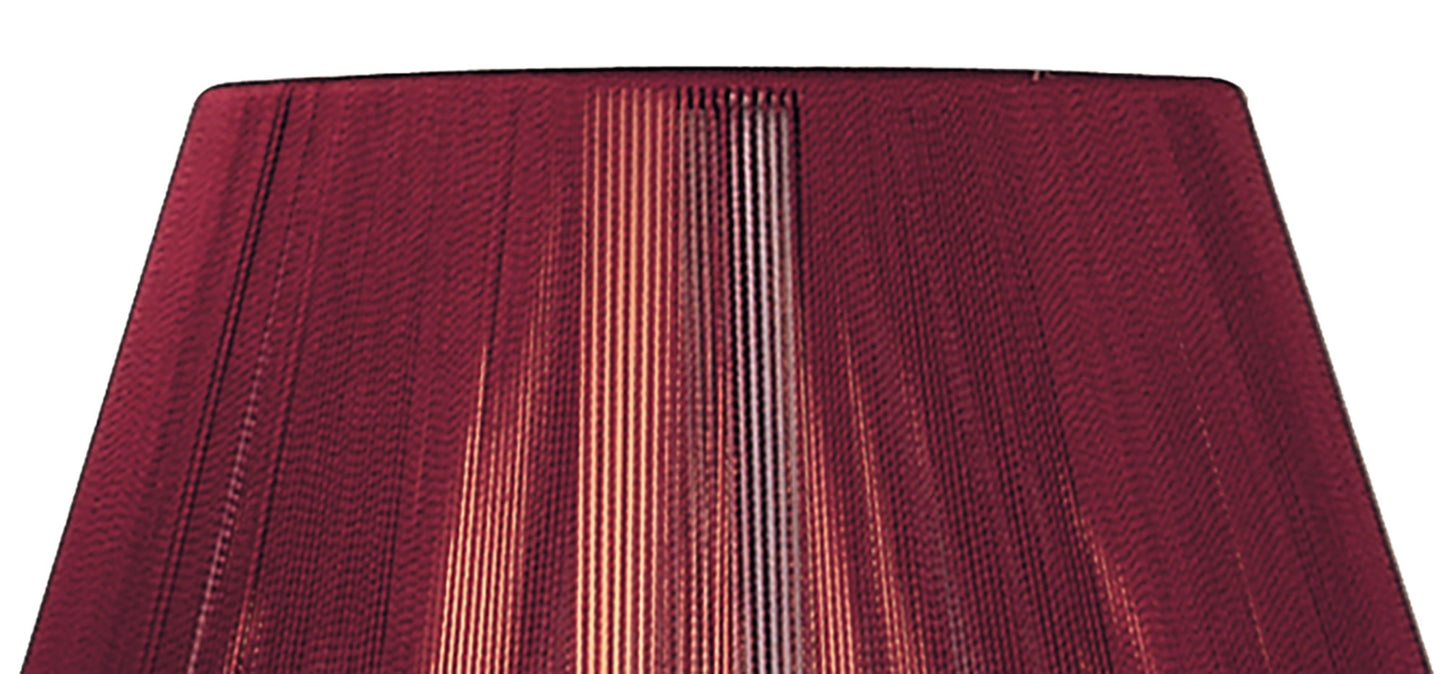 Silk String Shade Red Wine 190/300mm x 200mm by Mantra