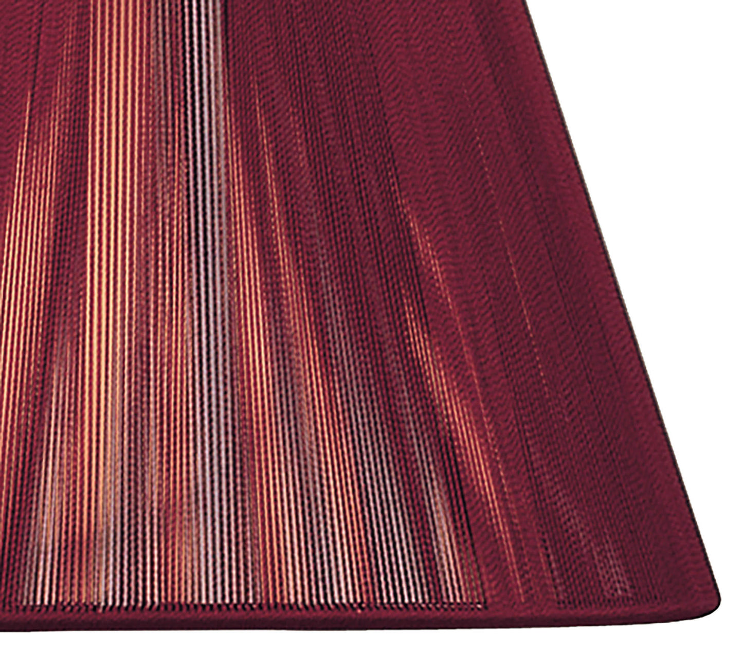 Silk String Shade Red Wine 190/300mm x 200mm by Mantra