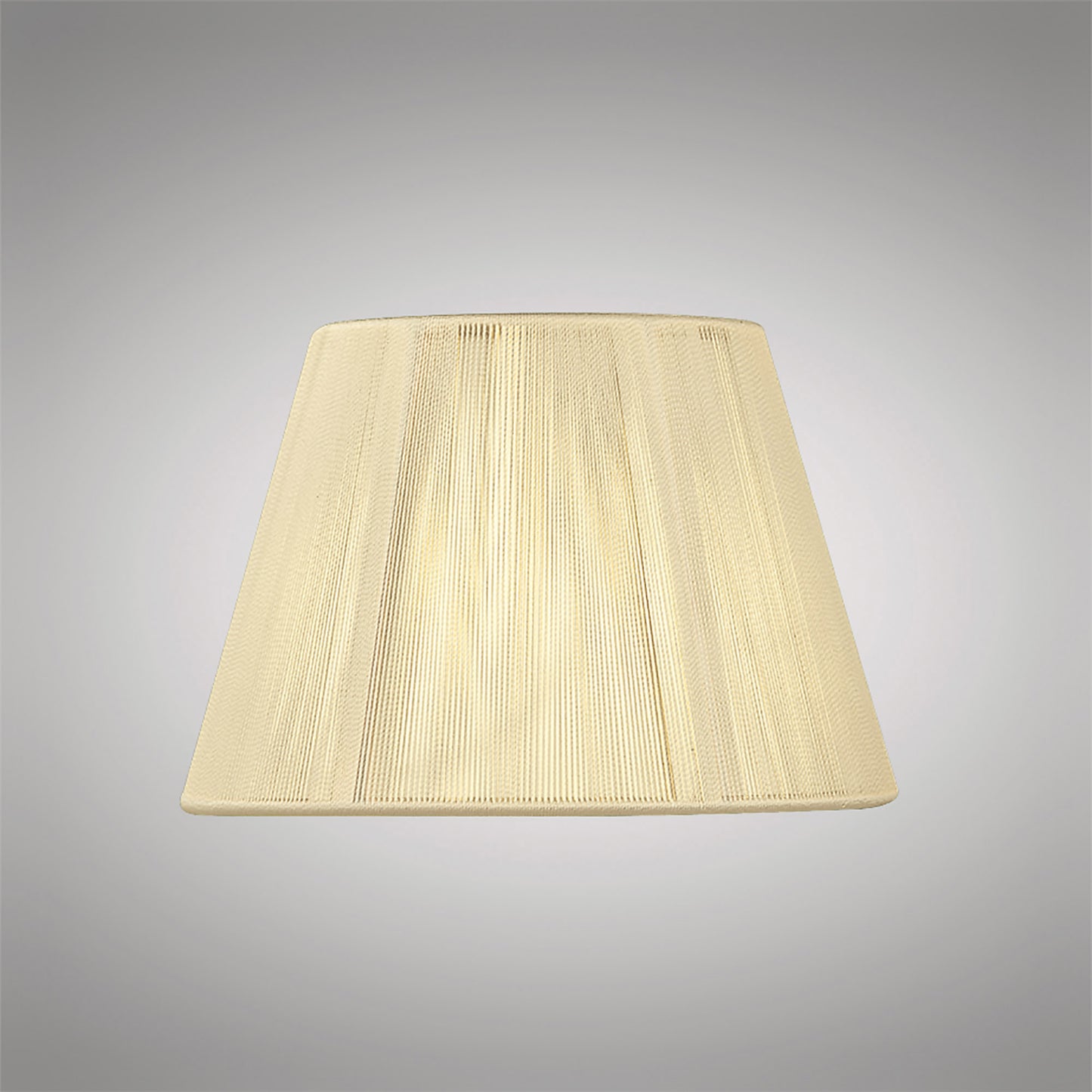 Silk String Shade Ivory Cream 190/300mm x 200mm by Mantra