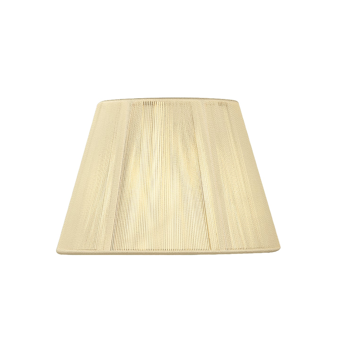Silk String Shade Ivory Cream 190/300mm x 200mm by Mantra
