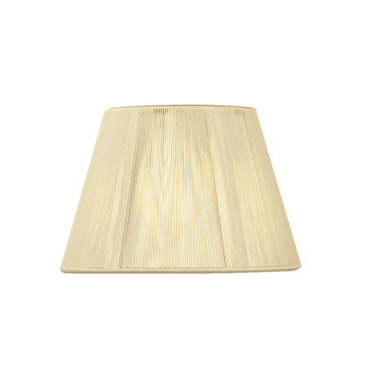Silk String Shade Ivory Cream 190/300mm x 200mm by Mantra