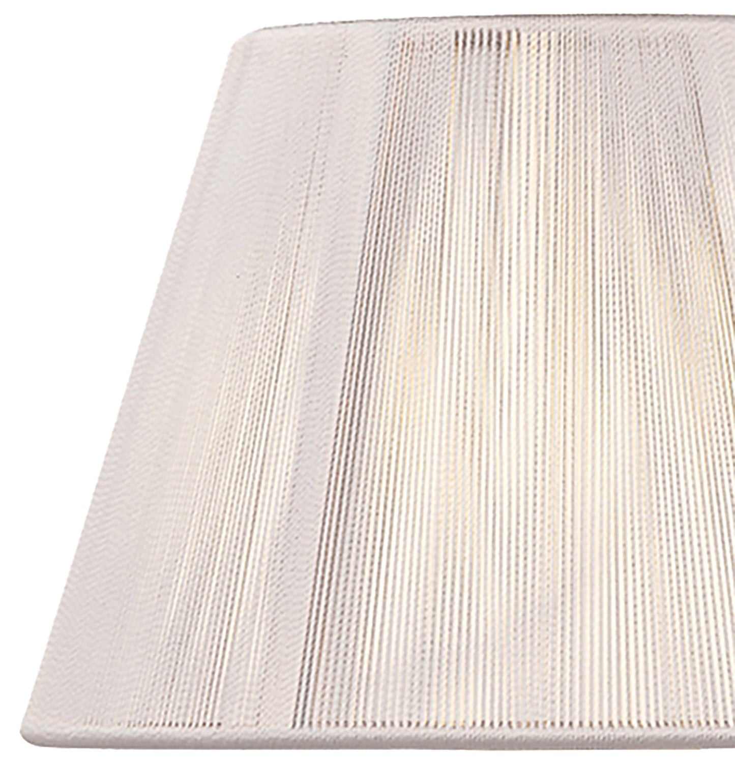Silk String Shade Ivory White 190/300mm x 200mm by Mantra