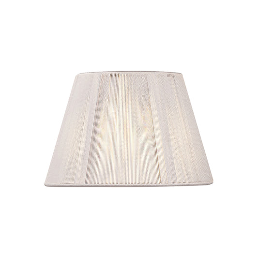 Silk String Shade Ivory White 190/300mm x 200mm by Mantra