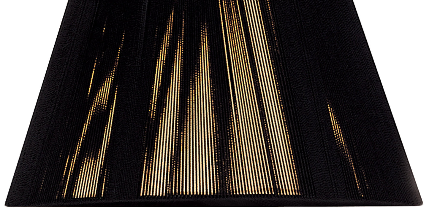 Silk String Shade Black 250/400mm x 250mm by Mantra