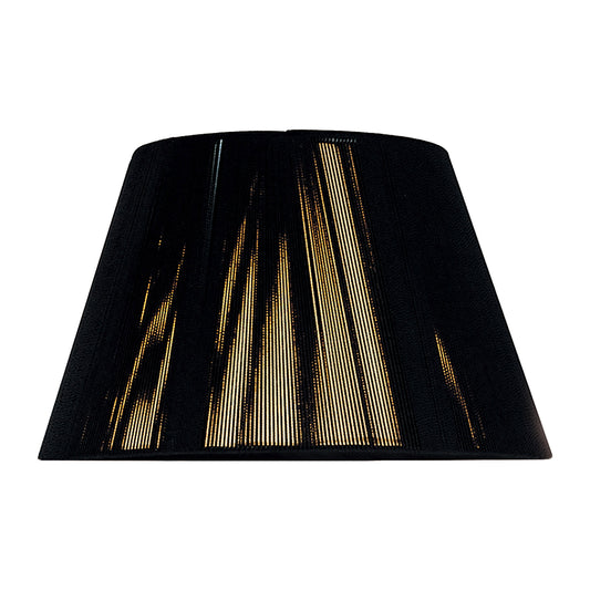 Silk String Shade Black 250/400mm x 250mm by Mantra
