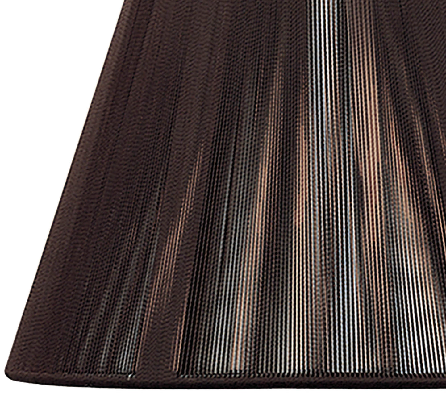 Silk String Shade Dark Brown 250/400mm x 250mm by Mantra