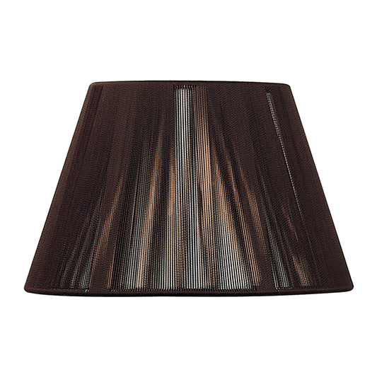 Silk String Shade Dark Brown 250/400mm x 250mm by Mantra