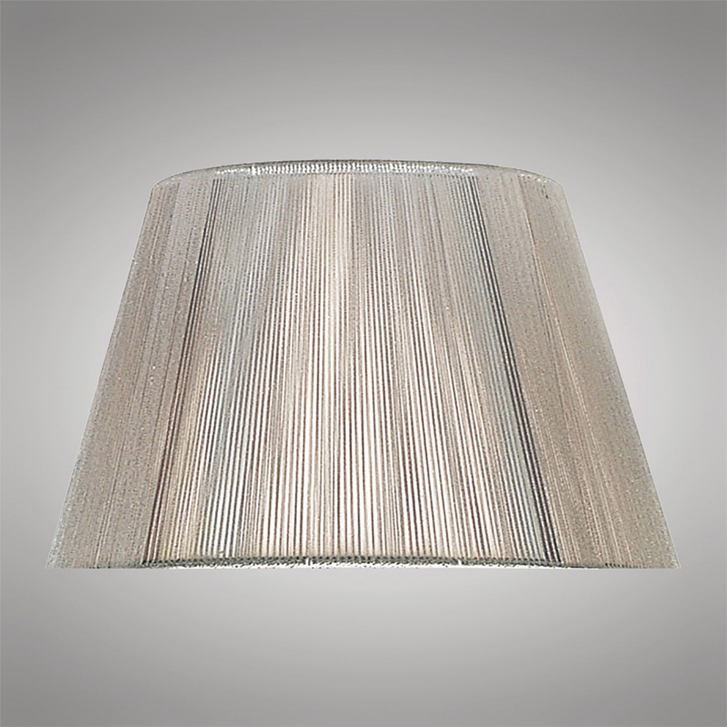 Silk String Shade Silver Grey 250/400mm x 250mm by Mantra