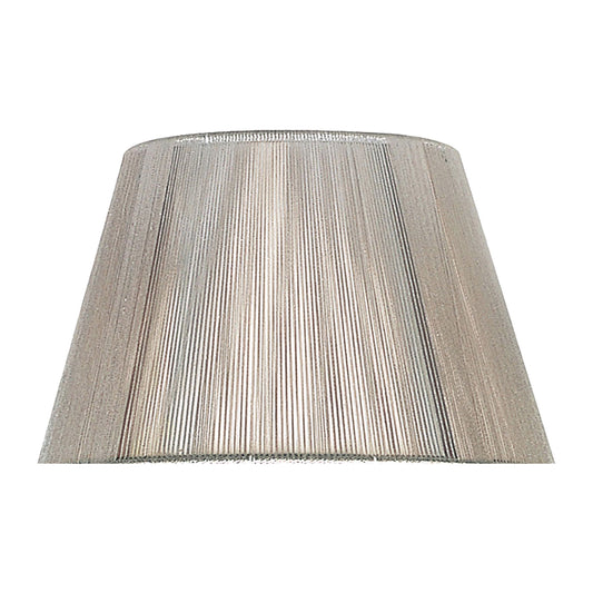 Silk String Shade Silver Grey 250/400mm x 250mm by Mantra