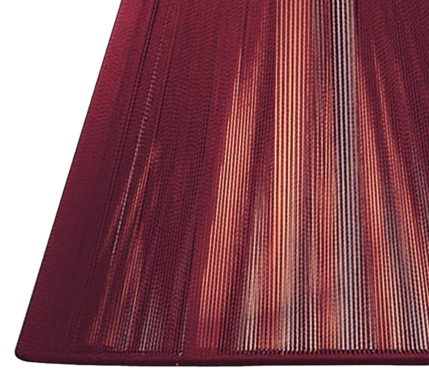 Silk String Shade Red Wine 250/400mm x 250mm by Mantra