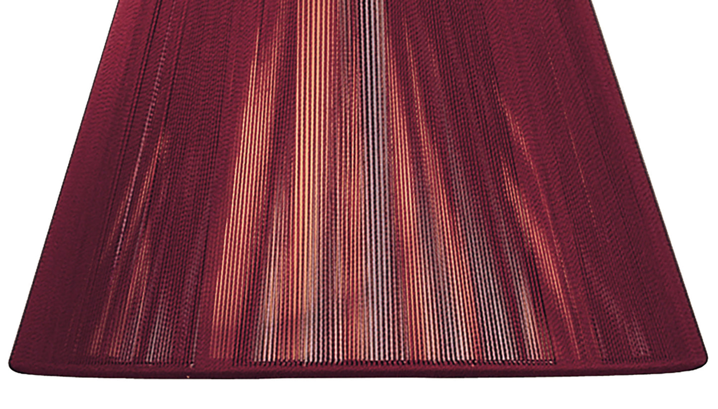 Silk String Shade Red Wine 250/400mm x 250mm by Mantra