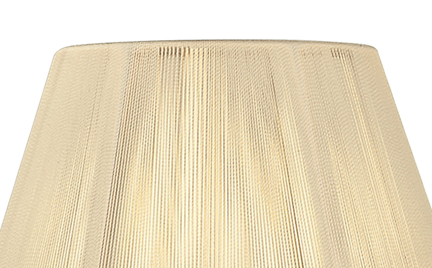 Silk String Shade Ivory Cream 250/400mm x 250mm by Mantra