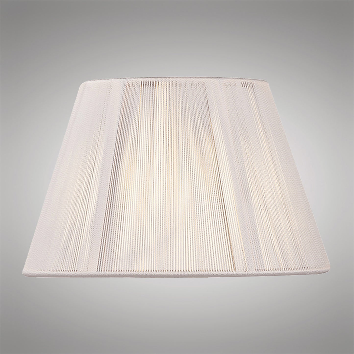 Silk String Shade Ivory White 250/400mm x 250mm by Mantra