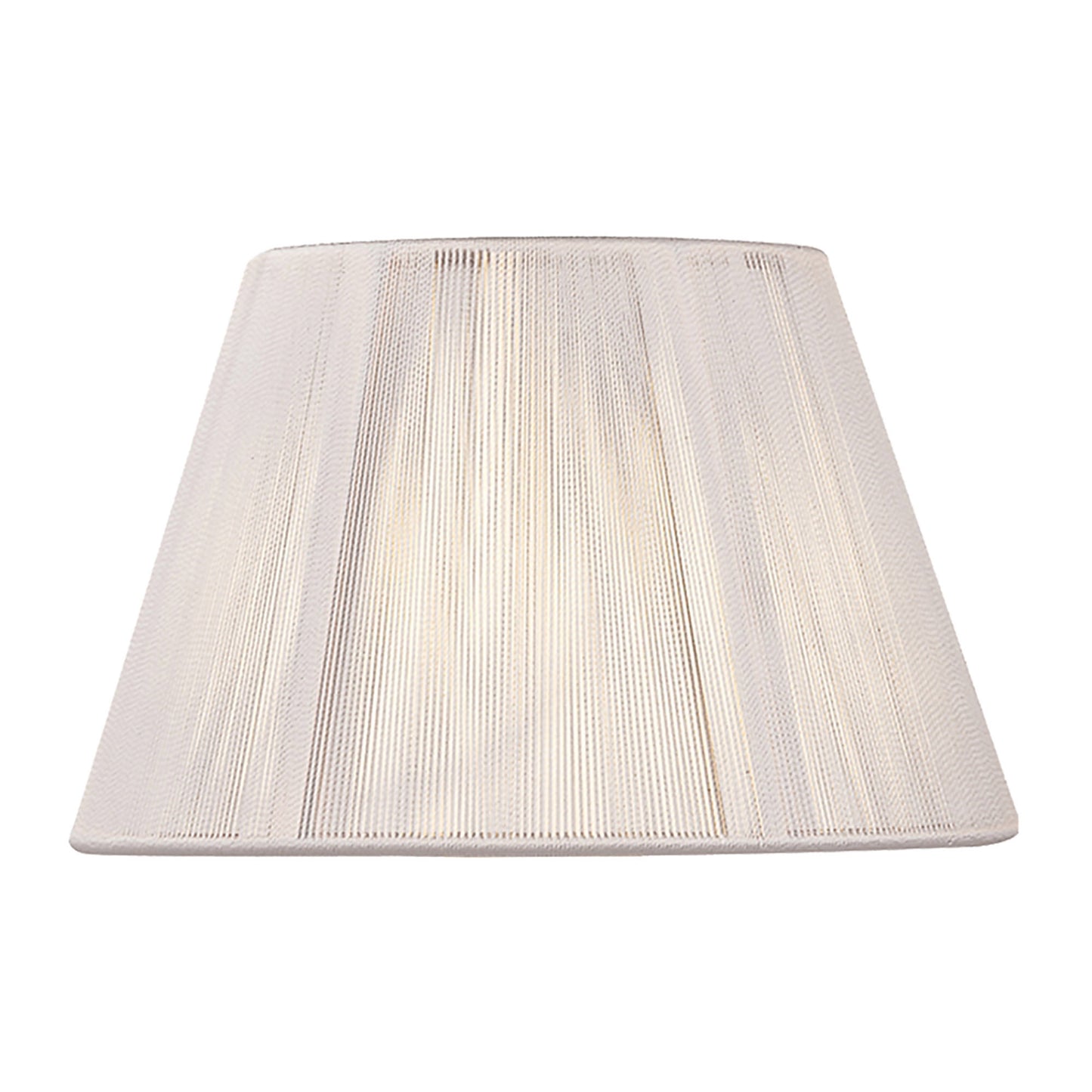 Silk String Shade Ivory White 250/400mm x 250mm by Mantra