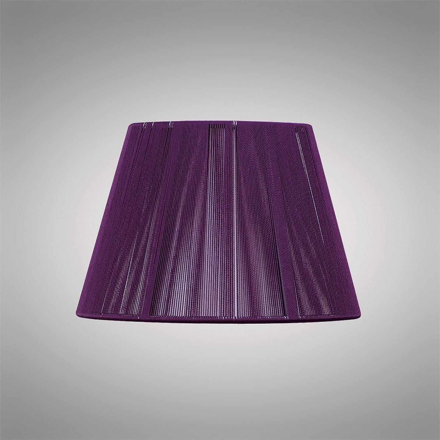 Silk String Shade Aubergine 190/300mm x 200mm by Mantra