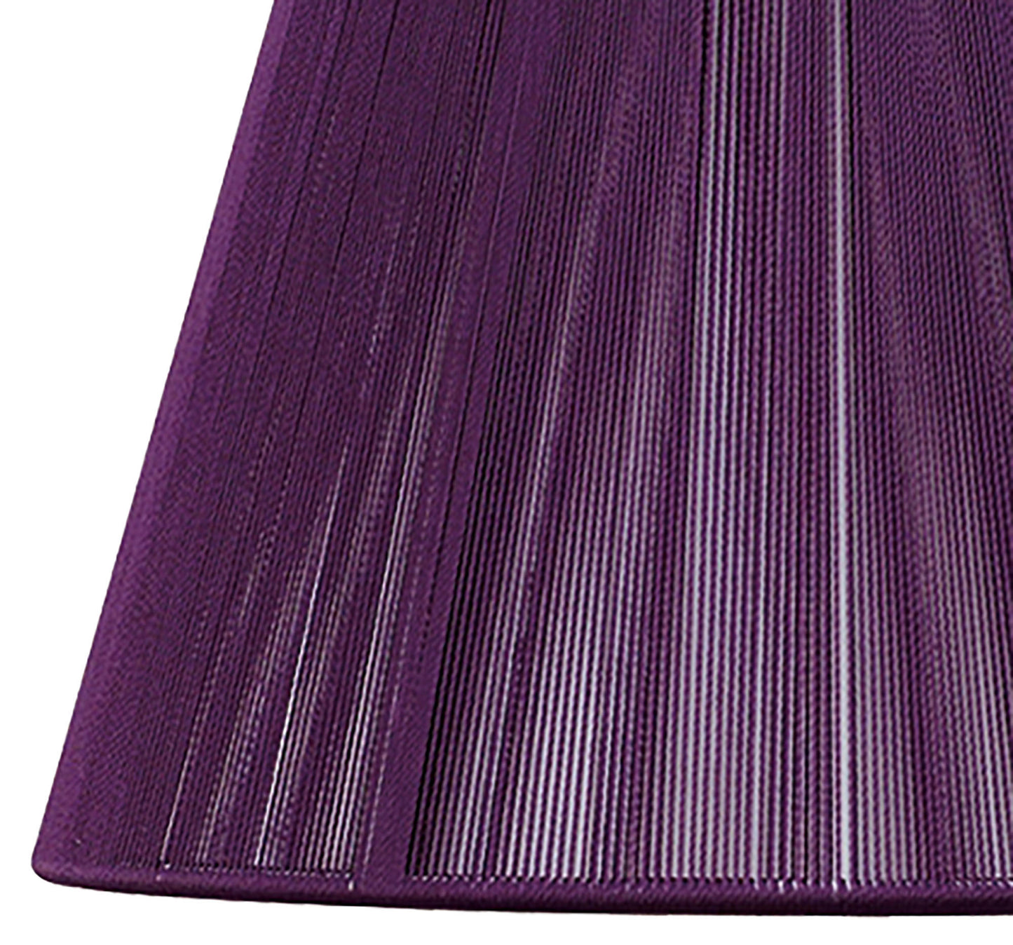 Silk String Shade Aubergine 190/300mm x 200mm by Mantra