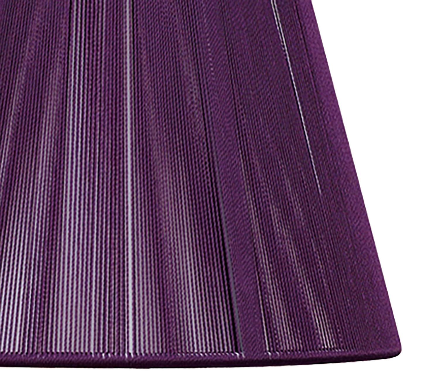 Silk String Shade Aubergine 190/300mm x 200mm by Mantra