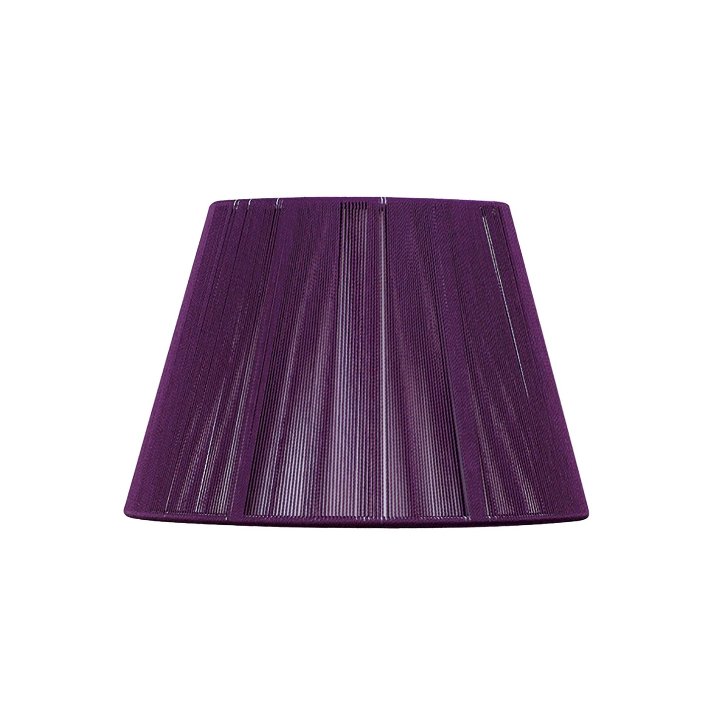 Silk String Shade Aubergine 190/300mm x 200mm by Mantra