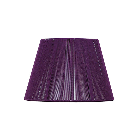 Silk String Shade Aubergine 190/300mm x 200mm by Mantra