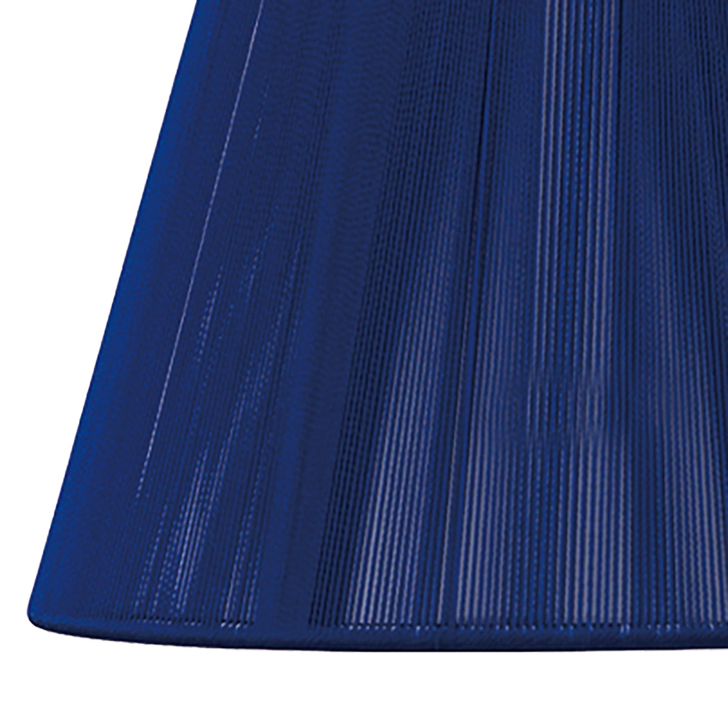 Silk String Shade Midnight Blue 190/300mm x 200mm by Mantra