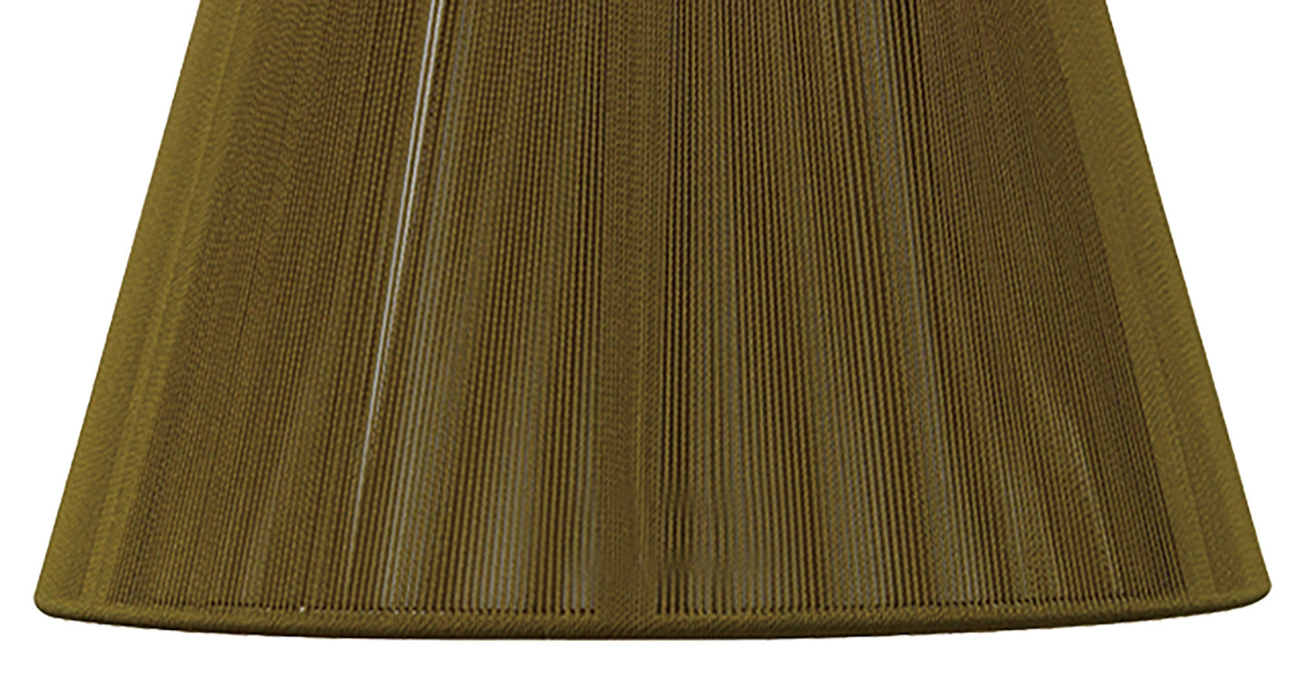Silk String Shade Olive 190/300mm x 200mm by Mantra