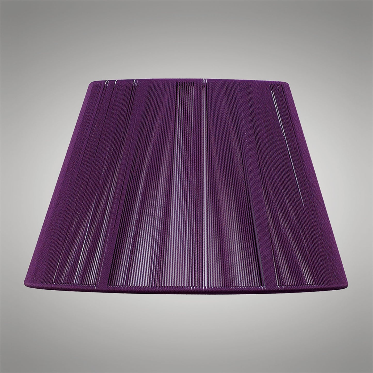 Silk String Shade Aubergine 250/400mm x 250mm by Mantra