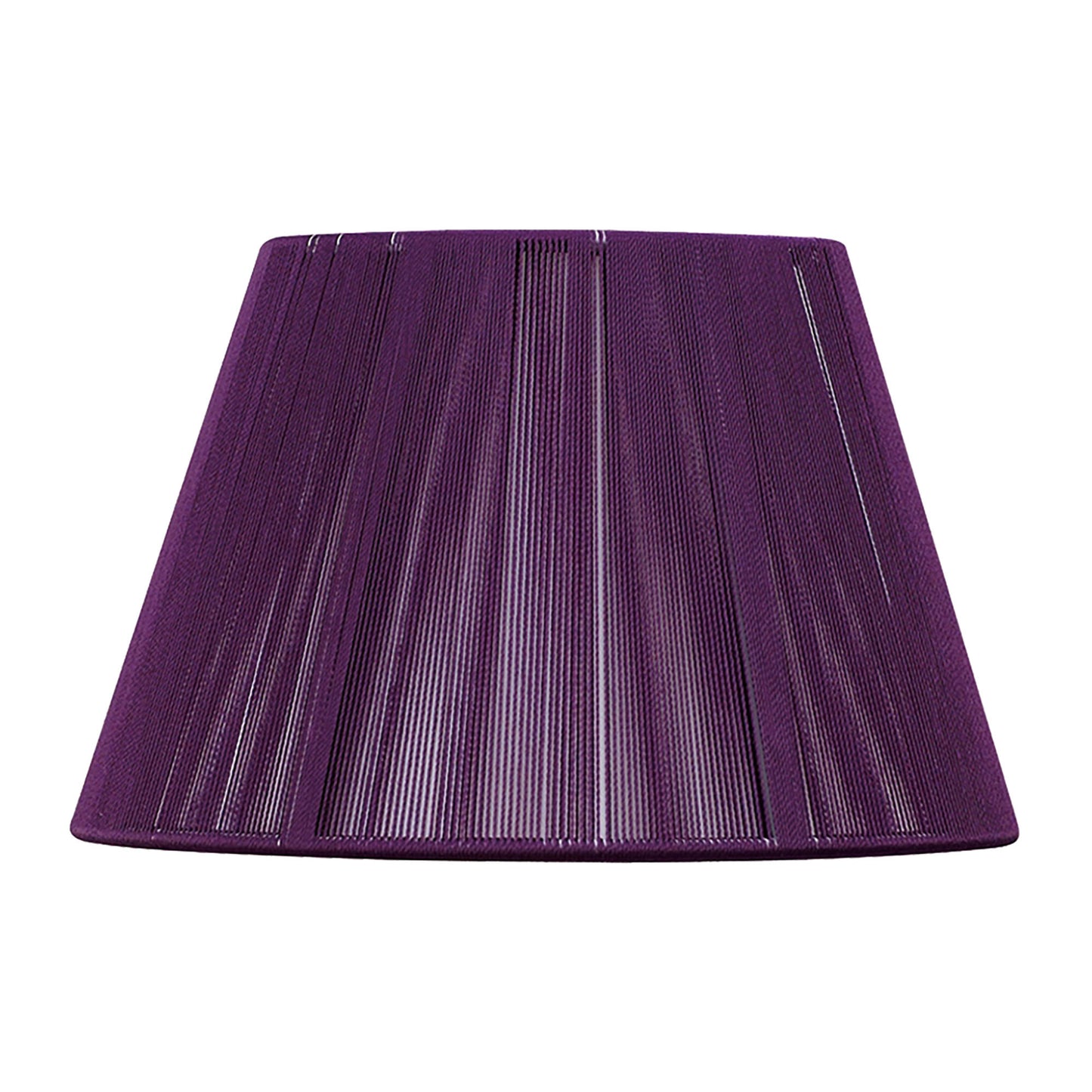 Silk String Shade Aubergine 250/400mm x 250mm by Mantra