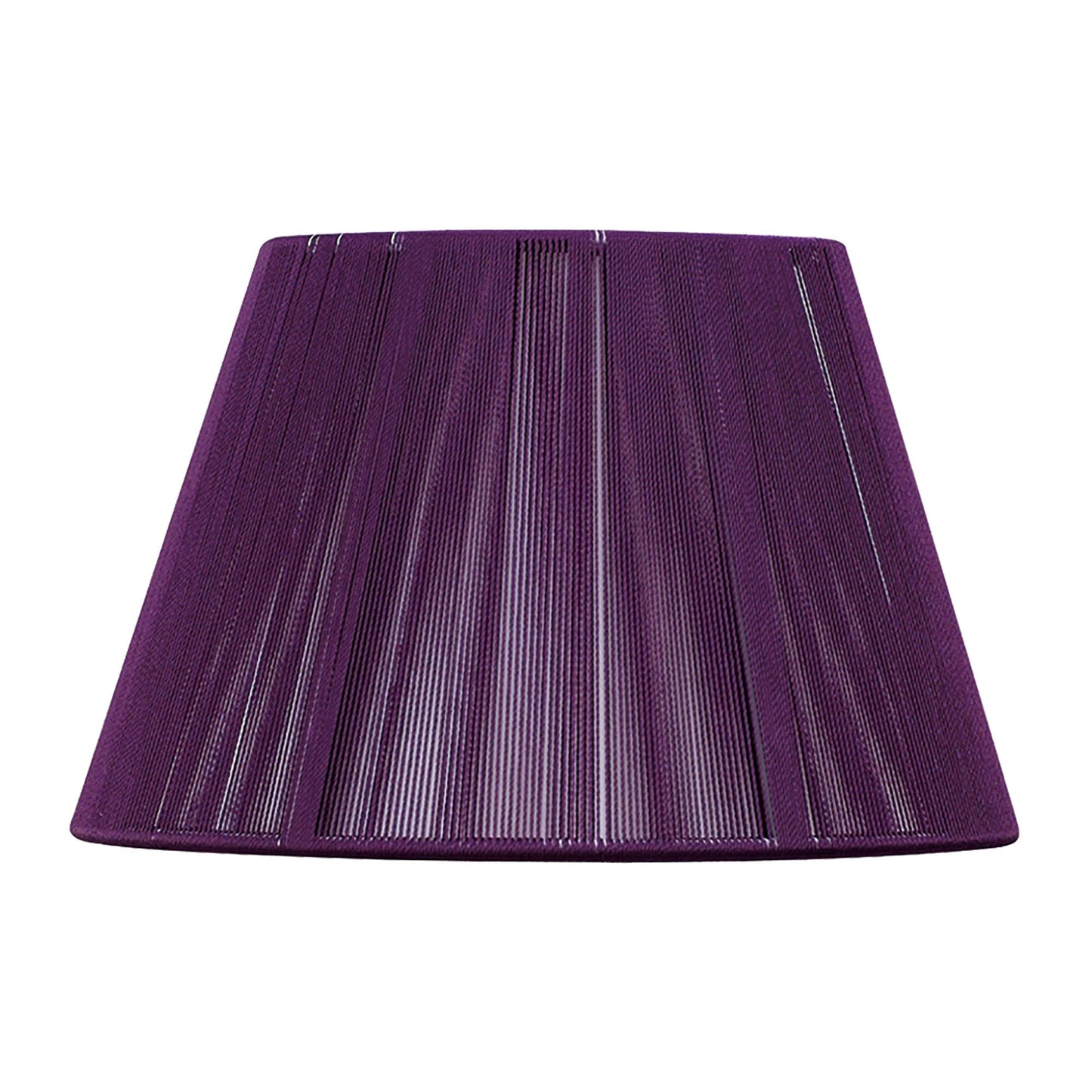Silk String Shade Aubergine 250/400mm x 250mm by Mantra