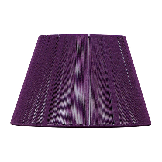 Silk String Shade Aubergine 250/400mm x 250mm by Mantra