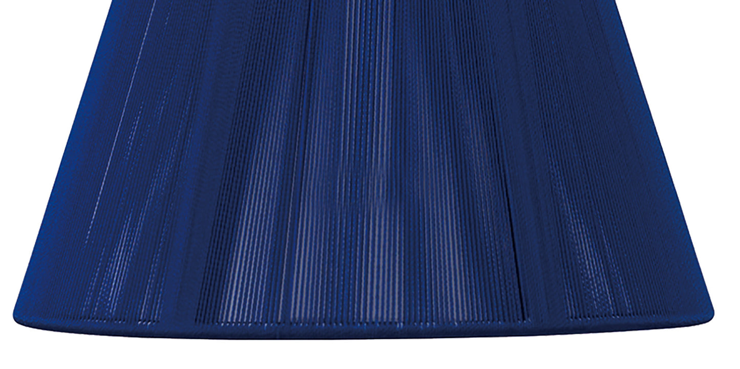 Silk String Shade Midnight Blue 250/400mm x 250mm by Mantra