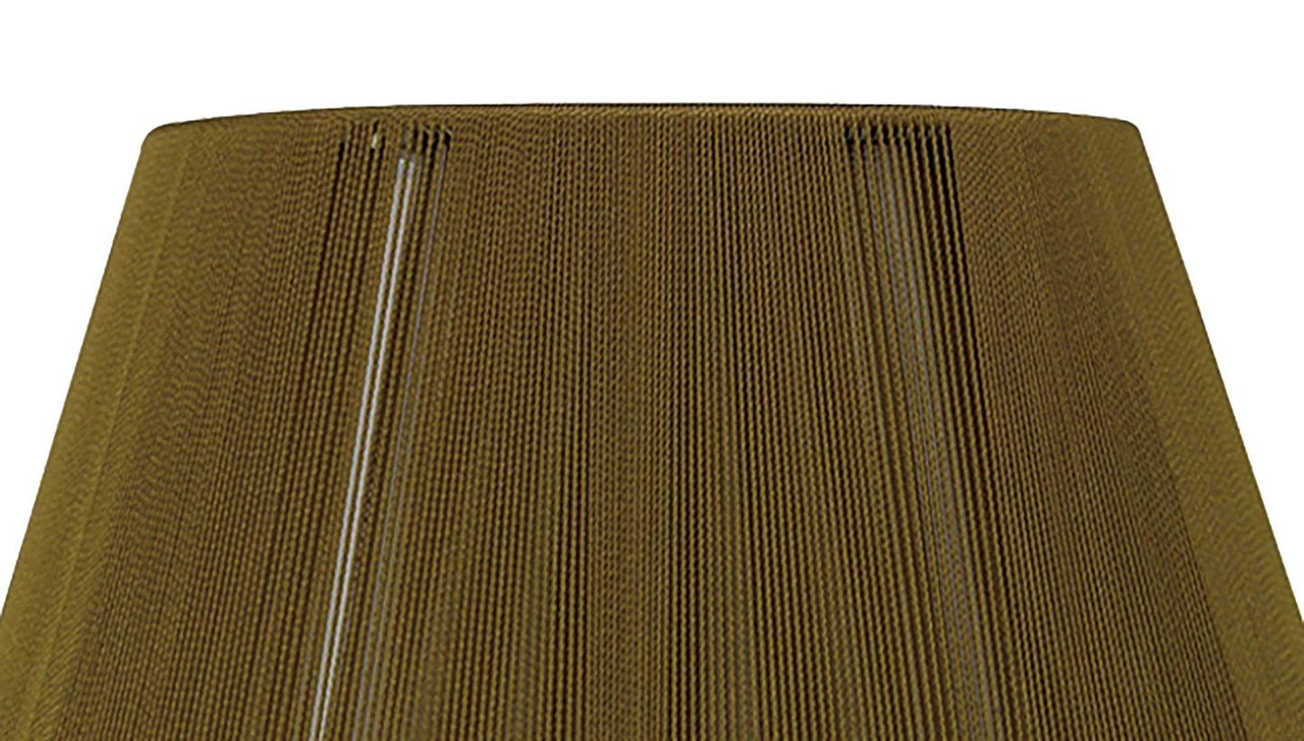 Silk String Shade Olive 250/400mm x 250mm by Mantra