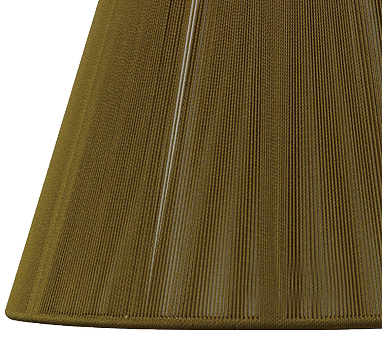 Silk String Shade Olive 250/400mm x 250mm by Mantra