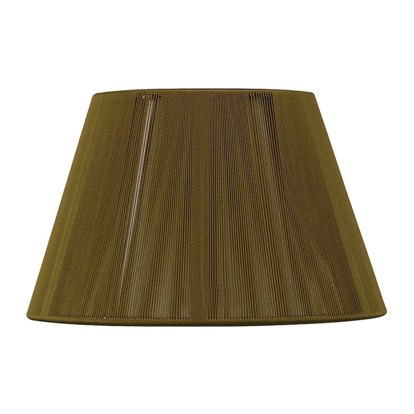 Silk String Shade Olive 250/400mm x 250mm by Mantra