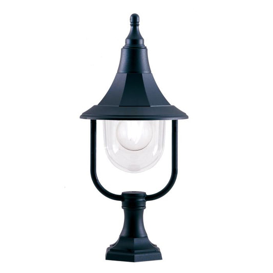 Shannon 1 Light Pedestal - Black