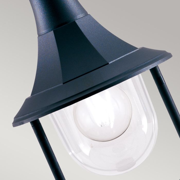 Shannon 1 Light Pedestal - Black