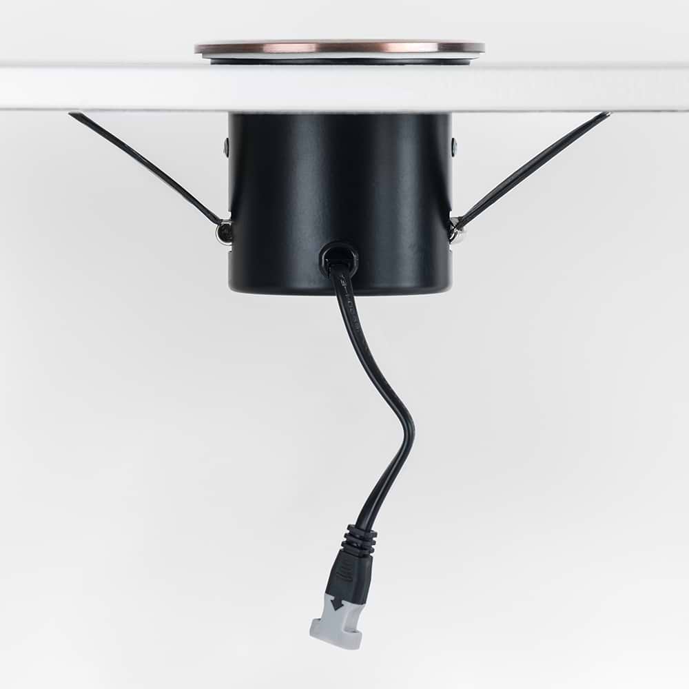 Soho Lighting Antique Copper 4K Cool White Tiltable LED Downlights, Fire Rated, IP44, High CRI, Dimmable