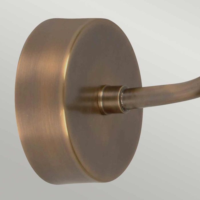 Sheldon 1 Light Wall Lantern - Aged Brass