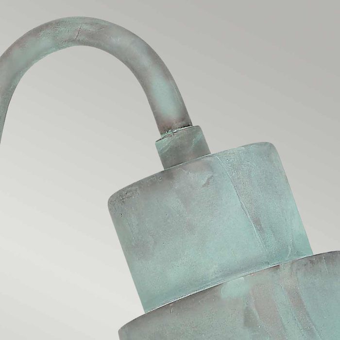 Sheldon 1 Light Wall Lantern - Verdigris