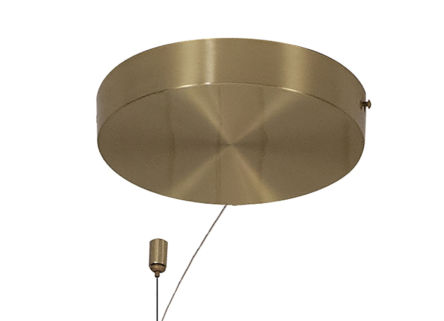 Shell 12 Light Pendant, Round, 50W LED, 3000K, 2650lm, Gold, 3yrs Warranty by Mantra