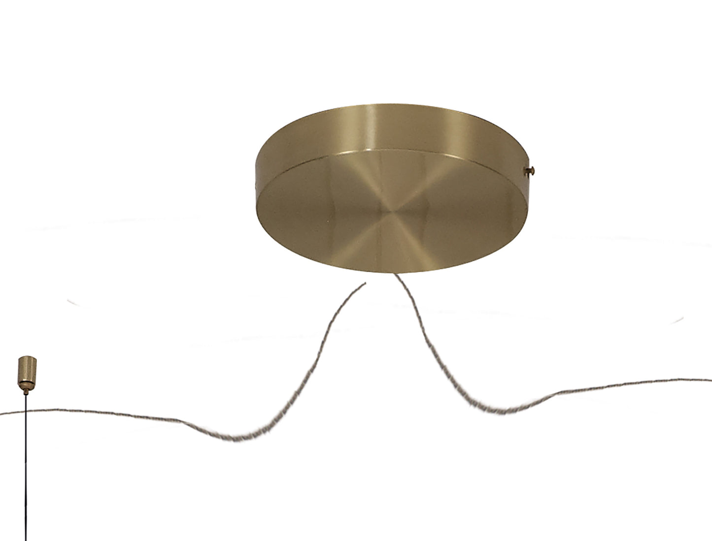 Shell 8+6 Light Pendant, Round, 70W LED, 3000K, 3710lm, Gold, 3yrs Warranty by Mantra