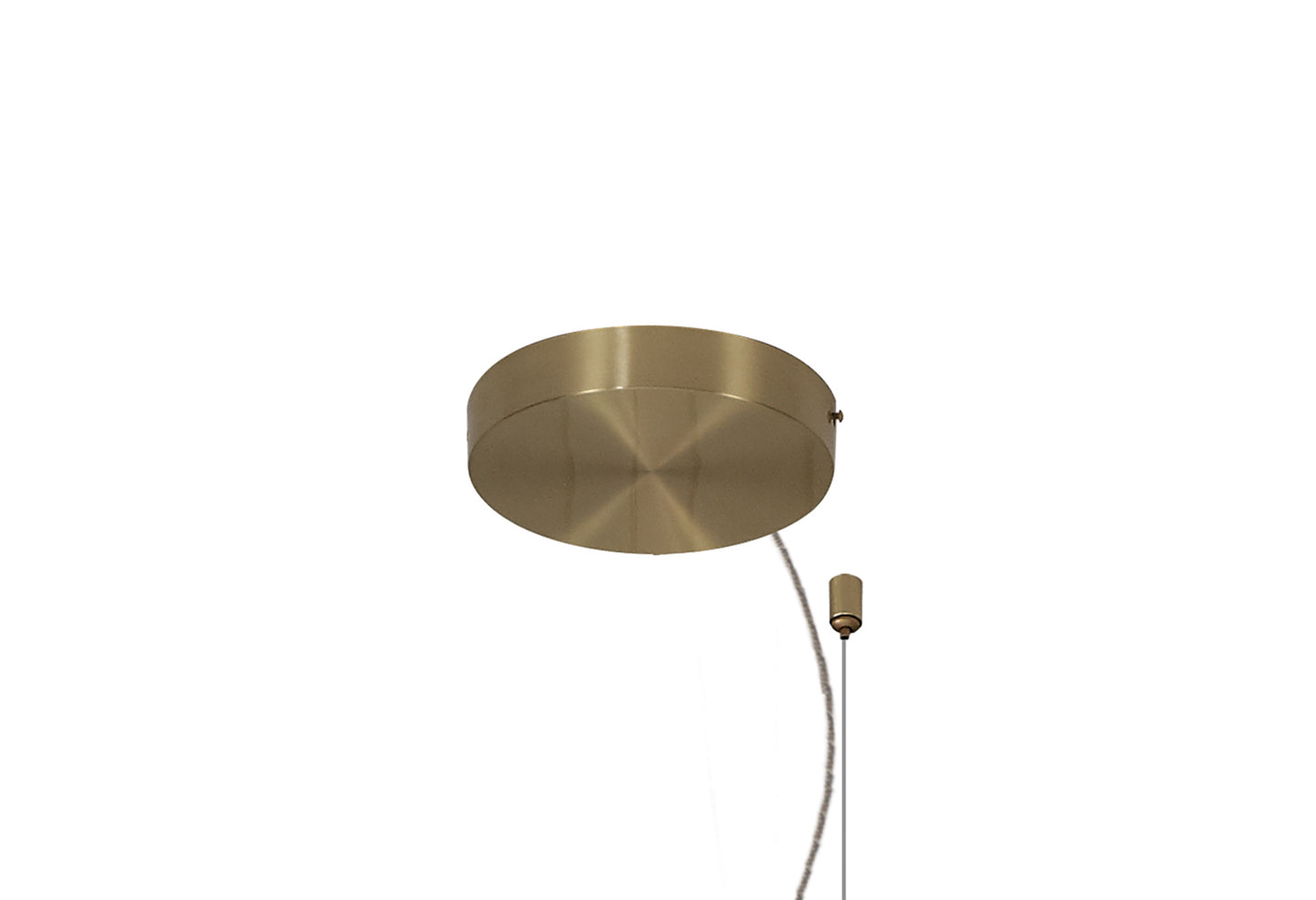 Shell 14 Light Pendant, Round, 60W LED, 3000K, 3180lm, Gold, 3yrs Warranty by Mantra