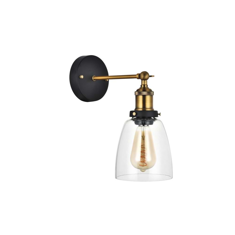 Romilly Clear Glass Cone Wall Light - Soho Lighting