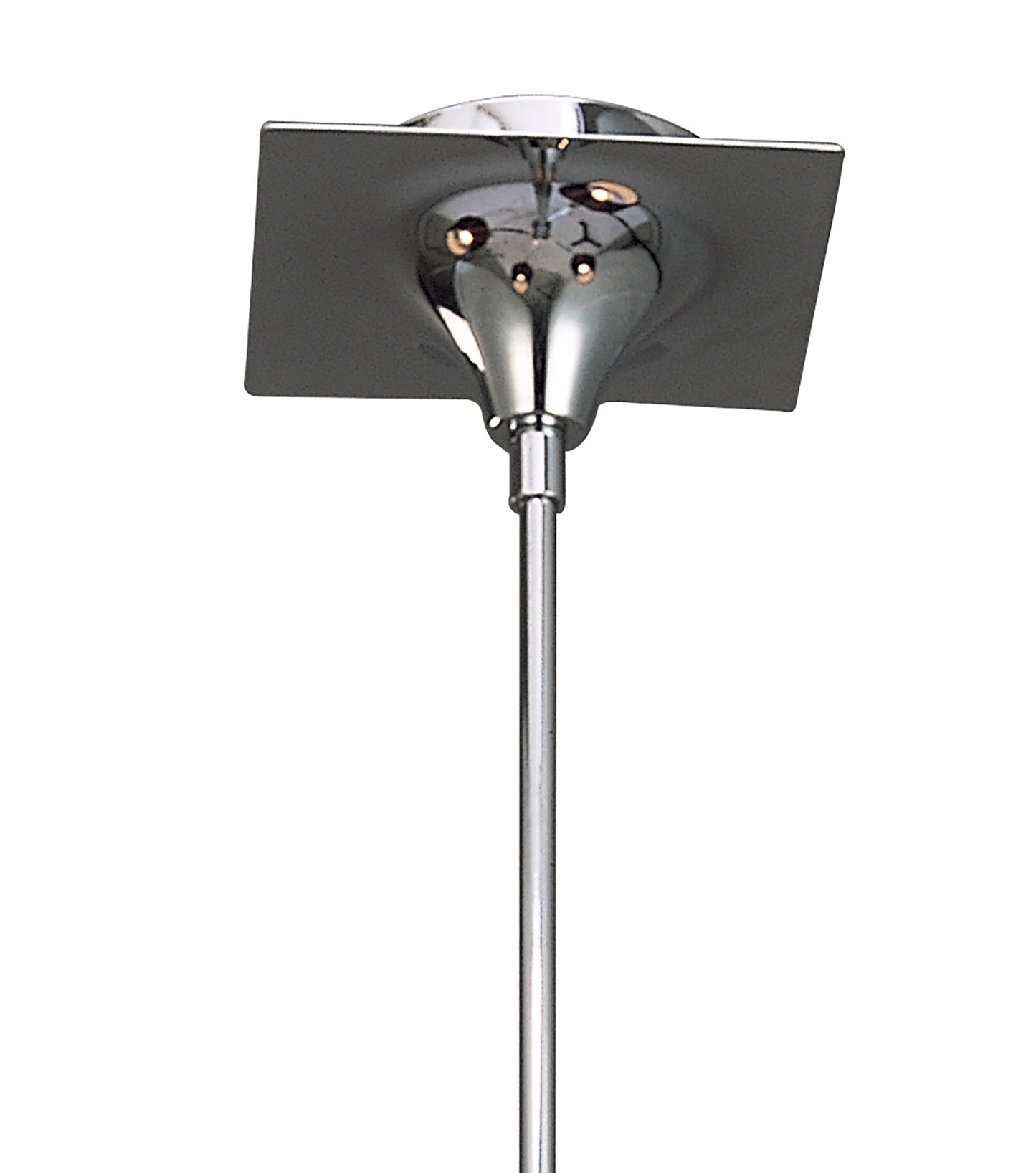 Siena Pendant Round 4 Light E14, Polished Chrome With Black Shades And Black Crystal by Mantra