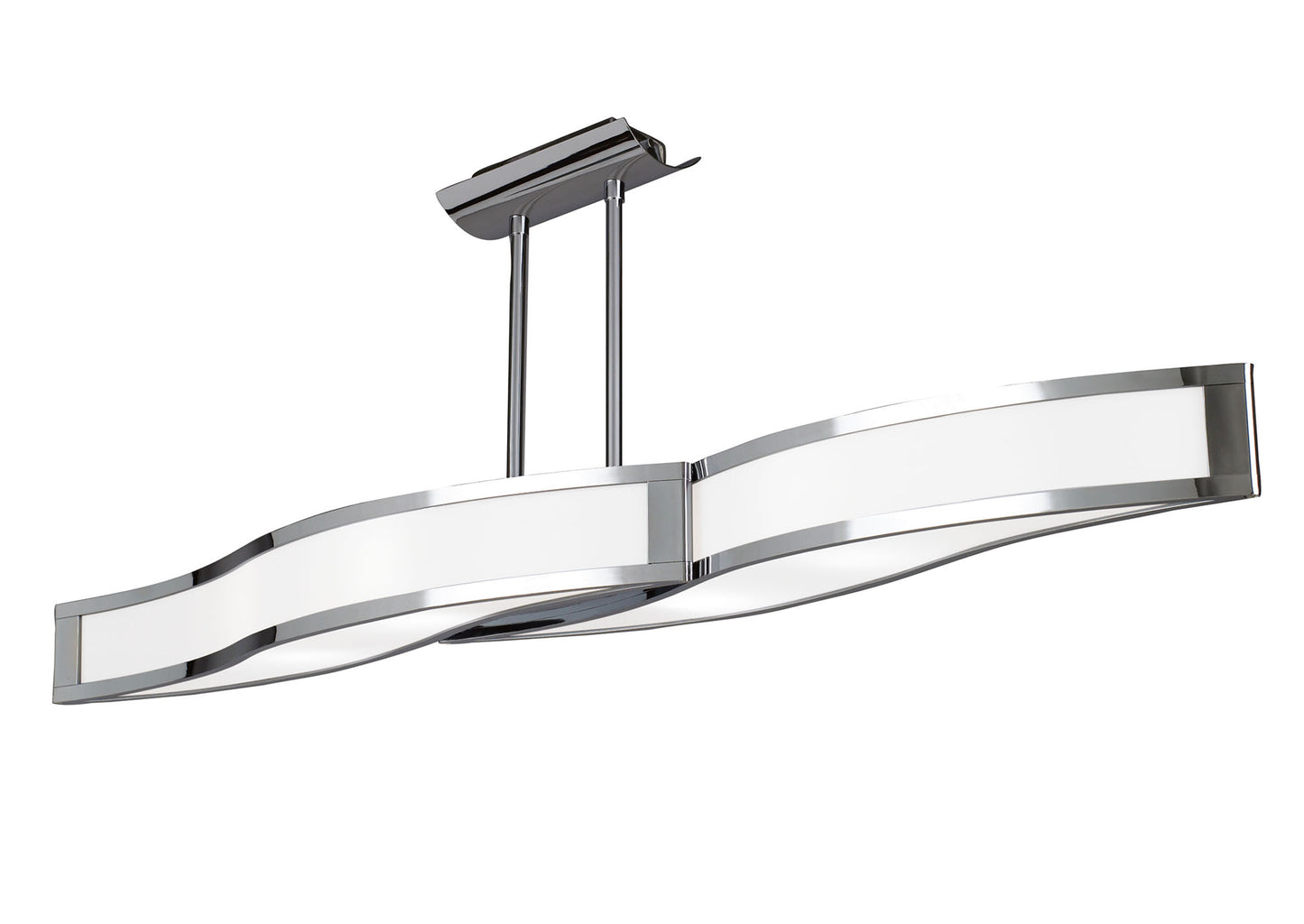 Sintesys Linear Telescopic Convertible To Semi Flush E27 4 Light E27 - M0666, CFL Lamps INCLUDED by Mantra