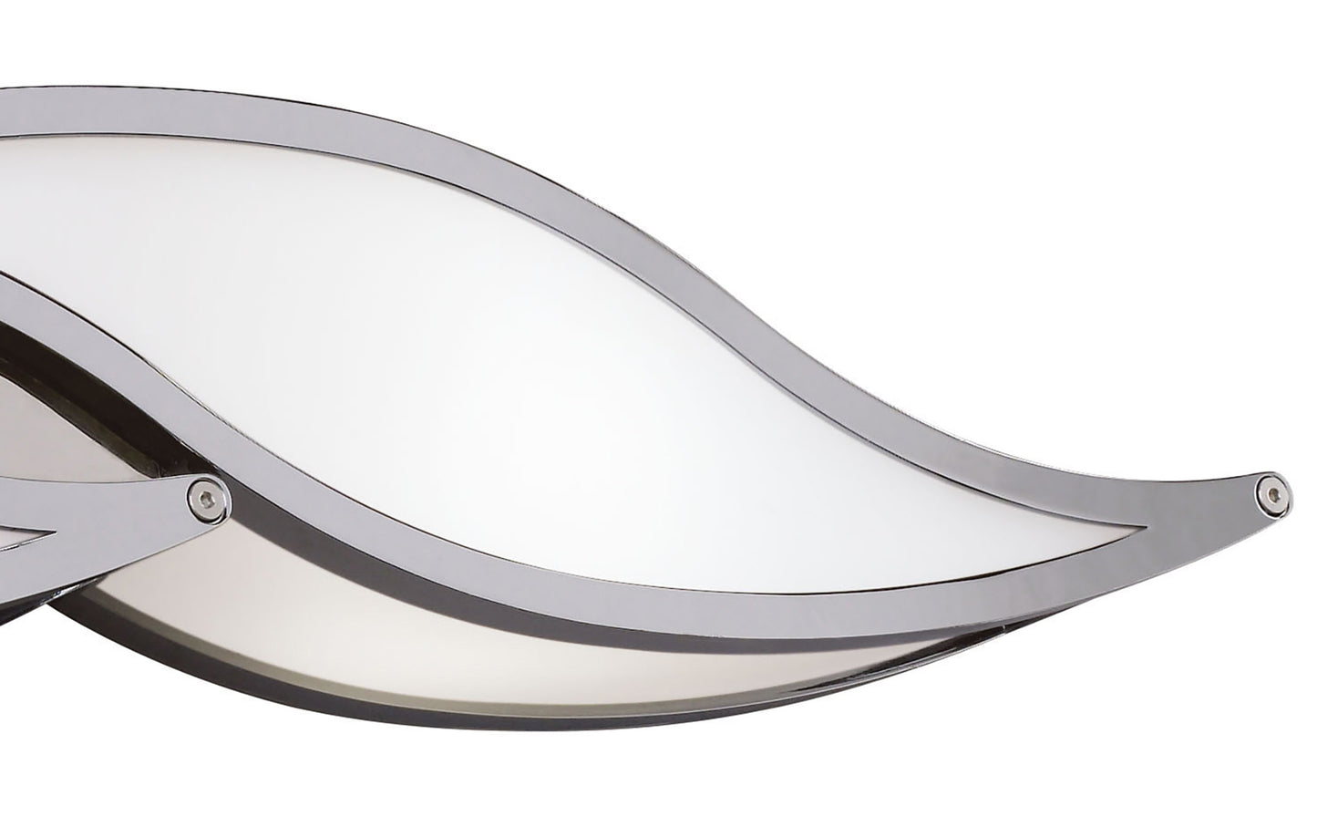 Sintesys Wall Lamp GU10 2 Light Small Polished Chrome, CFL Lamps INCLUDED by Mantra