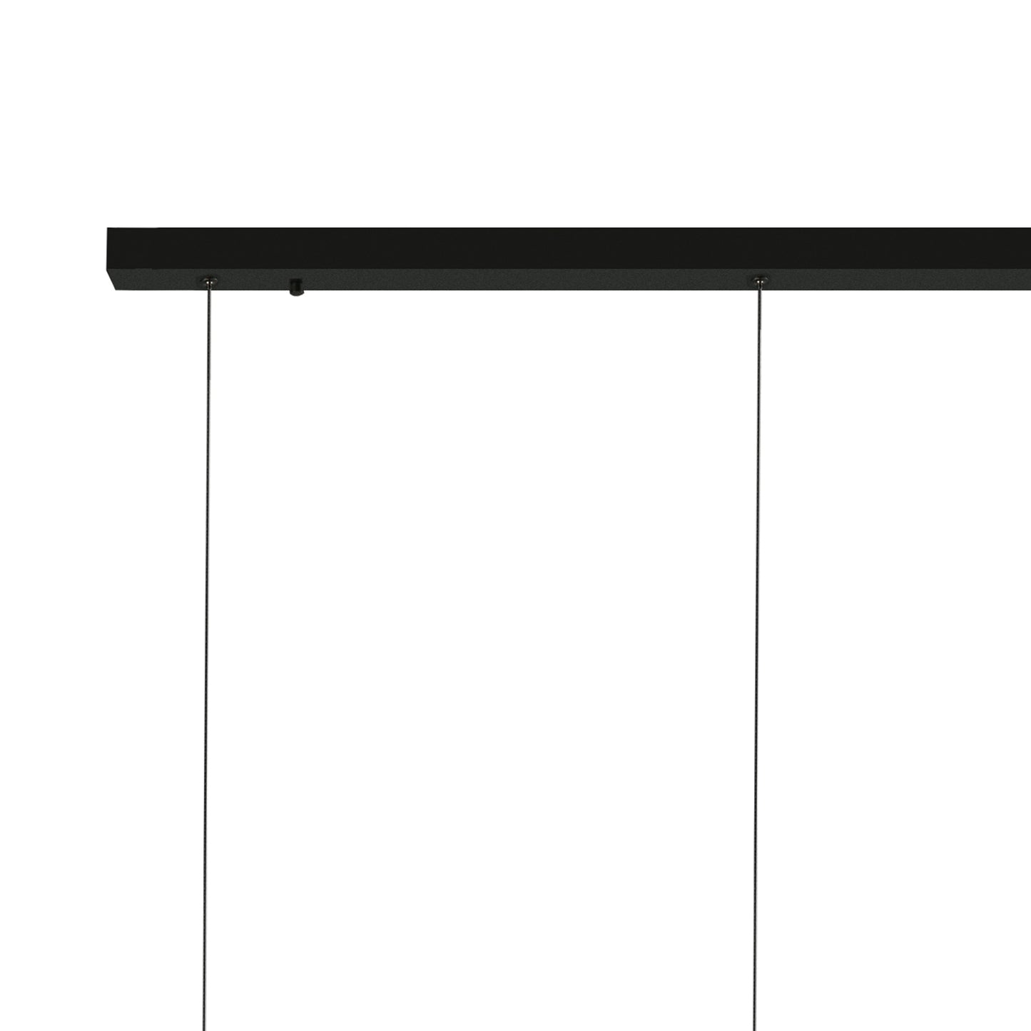 Sirio 3 Light Linear Bar Pendant, 24W LED, 3000K, 1770lm, Black, 3yrs Warranty by Mantra