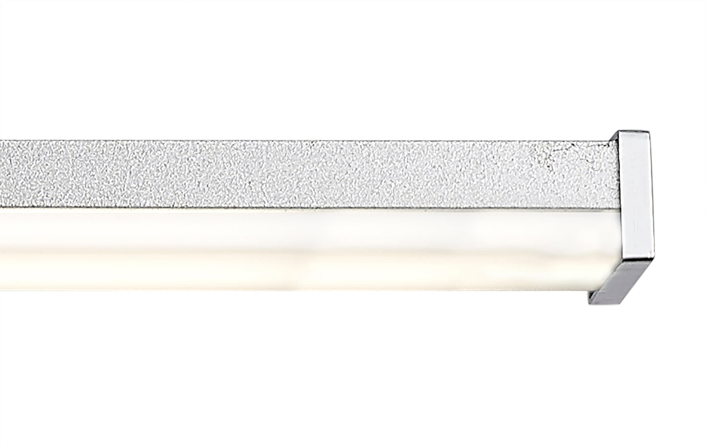 Sisley Wall Lamp 7W LED Chrome IP44 4000K, 420lm, Silver / Frosted Acrylic / Polished Chrome, 3yrs Warranty by Mantra