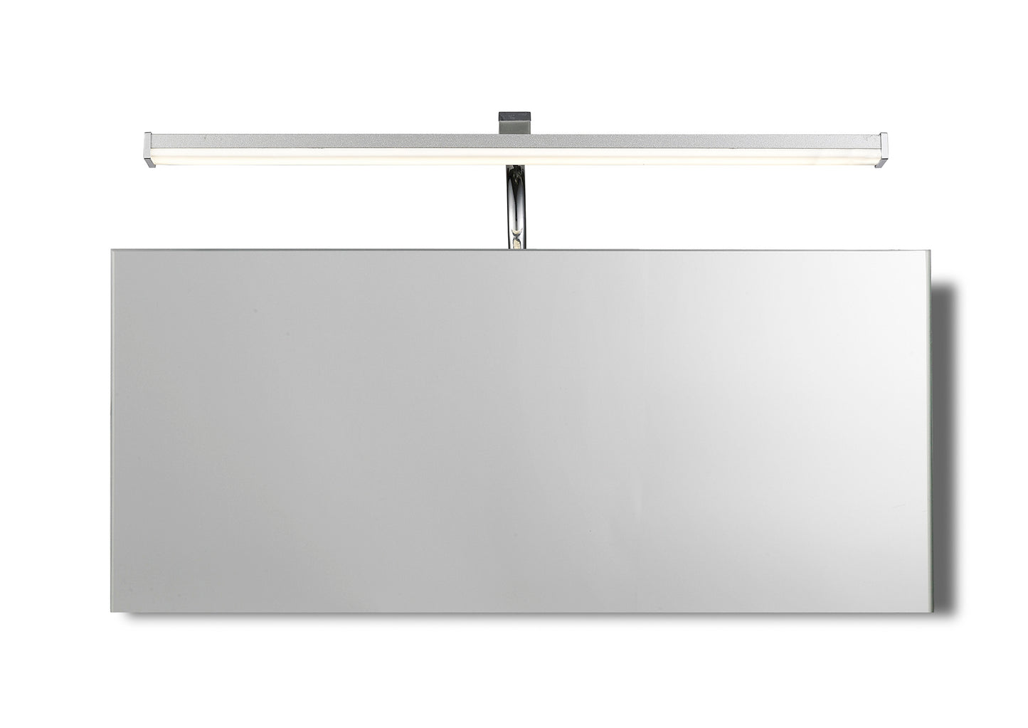 Sisley Wall Lamp 7W LED Chrome IP44 4000K, 420lm, Silver / Frosted Acrylic / Polished Chrome, 3yrs Warranty by Mantra