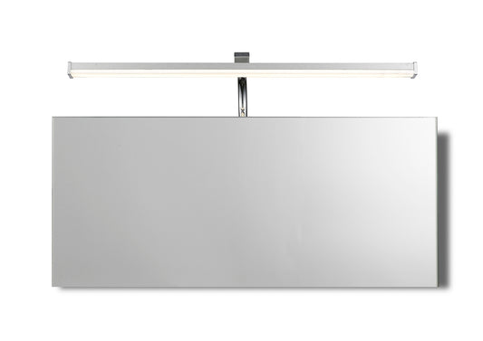 Sisley Wall Lamp 7W LED Chrome IP44 4000K, 420lm, Silver / Frosted Acrylic / Polished Chrome, 3yrs Warranty by Mantra