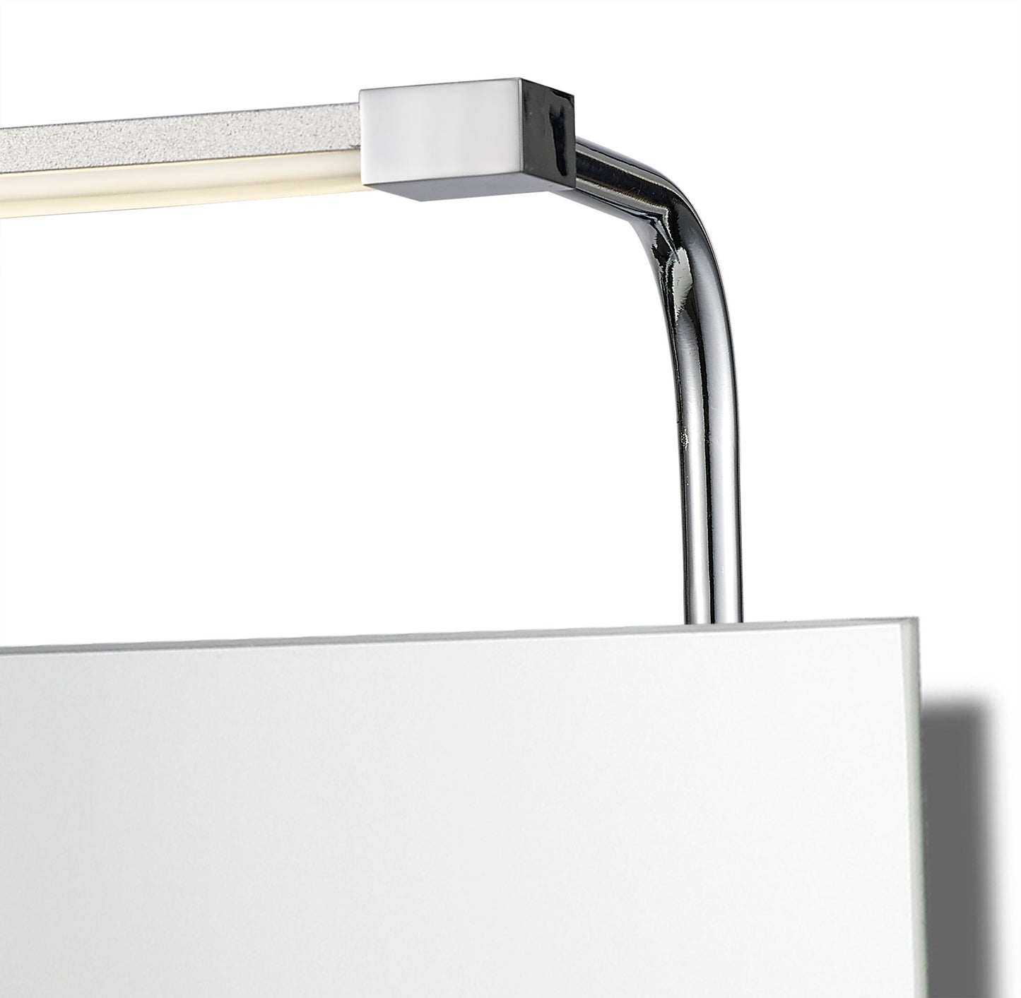 Sisley Wall Lamp 6W LED Chrome IP44 4000K, 420lm, Silver / Frosted Acrylic / Polished Chrome, 3yrs Warranty by Mantra